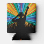 Muziek DJ aangepaste naam koelbox Blikjeskoeler (Voorkant)