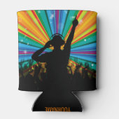 Muziek DJ aangepaste naam koelbox Blikjeskoeler (Achterkant)