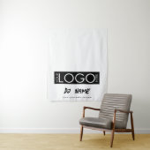 Muziek DJ Business Logo Modern Table Runner Banner Wandkleed (In situ)