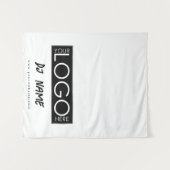 Muziek DJ Business Logo Modern Table Runner Banner Wandkleed (Voorkant (horizontaal))