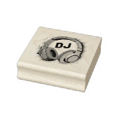 Muziek DJ Hoofdtelefoon Rubberstempel (Stempel)