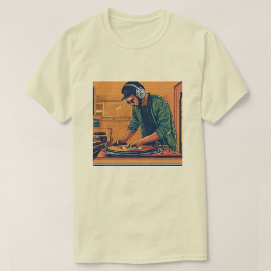 muziek, DJ, liedje, Tshirt (Design voorkant)