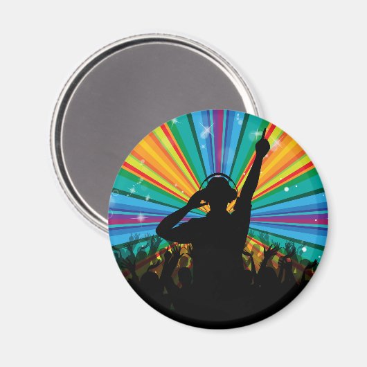 MUZIEK DJ magneet (Voorkant / Achterkant)