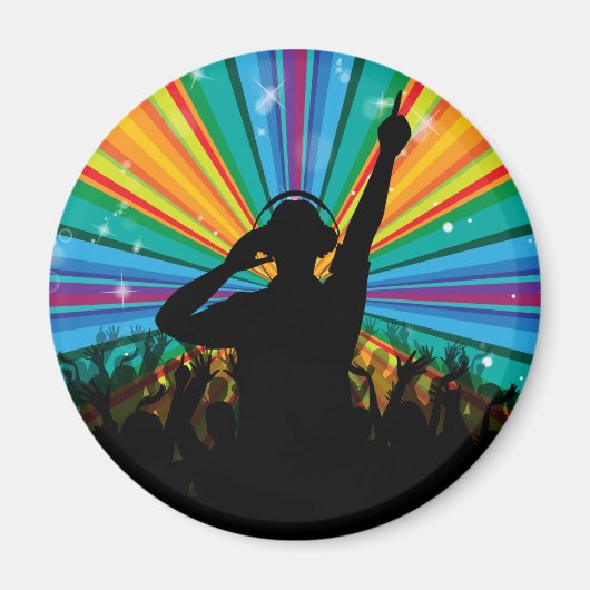 MUZIEK DJ magneet (Voorkant)