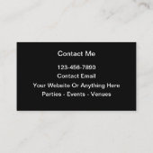 Muziek DJ Theme Cool Visitekaartjes (Achterkant)