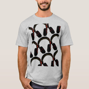 muziek djs hoofdtelefoon t-shirt