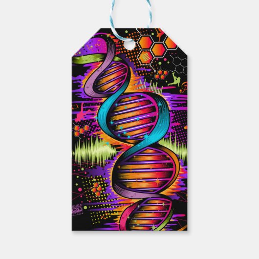 Muziek-DNA Cadeaulabel (Voorkant)