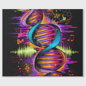 Muziek-DNA Cadeaupapier (Vlak)