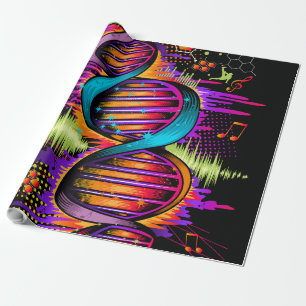 Muziek-DNA Cadeaupapier