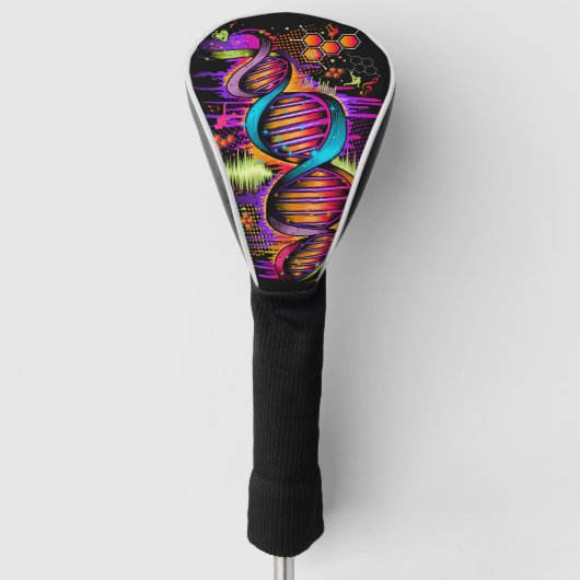 Muziek DNA Golfheadcover (Voorkant)