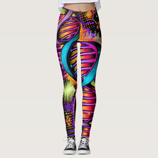 Muziek-DNA Leggings (Voorkant)