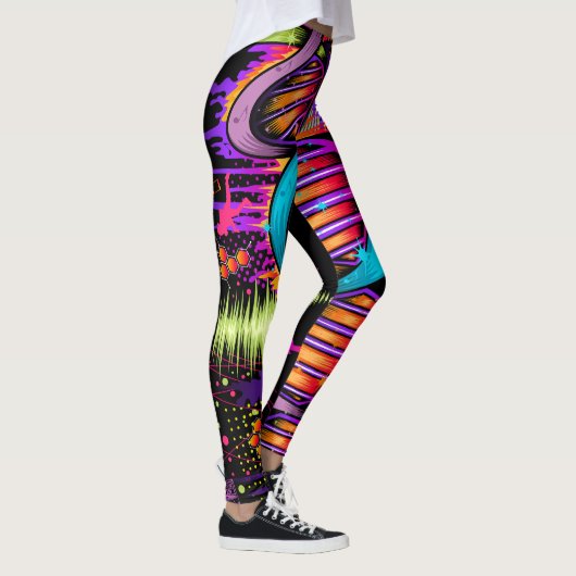 Muziek-DNA Leggings (Rechts)