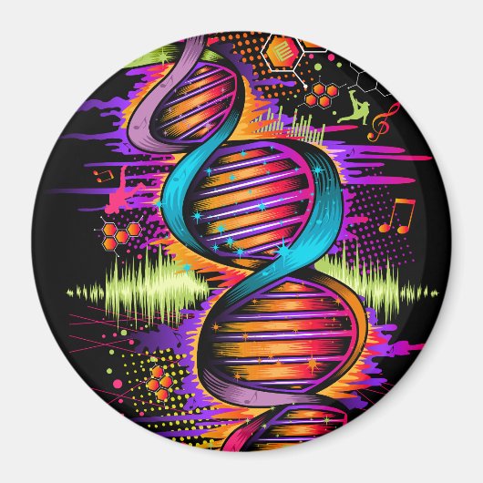 Muziek-DNA Magneet (Voorkant)