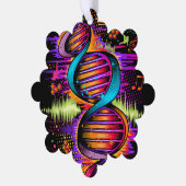 Muziek-DNA Ornament Kaart (Links)