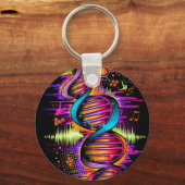 Muziek-DNA Sleutelhanger (Voorkant)