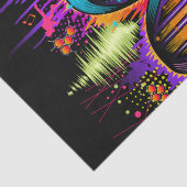 Muziek-DNA Tissuepapier (Detail)
