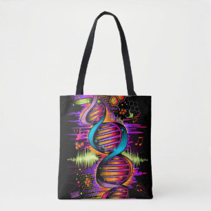 Muziek-DNA Tote Bag