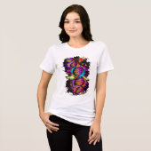 Muziek-DNA Tri-Blend Shirt (Voorkant volledig)
