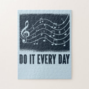 Muziek doet het elke dag legpuzzel