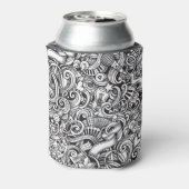 Muziek Doodles  achtergrond Blikjeskoeler (Blikje Achterkant)