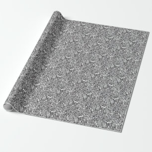 Muziek Doodles  achtergrond Cadeaupapier