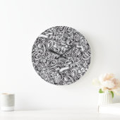 Muziek Doodles achtergrond Grote Klok (Huis)