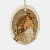 Muziek door Alphonse Mucha Keramisch Ornament (Rechts)