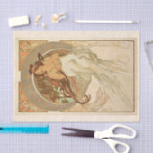 Muziek door Alphonse Mucha, ontkoppelen Tissuepapier (Craft)