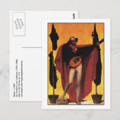 Muziek door Frederic Leighton Briefkaart (Voorkant / Achterkant)