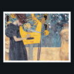 Muziek door Gustav Klimt Foto Afdruk<br><div class="desc">Muziek van Gustav Klimt met witte rand</div>