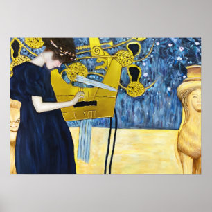 Muziek door Gustav Klimt Poster