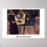 Muziek door Gustav Klimt Poster<br><div class="desc">Muziek van Gustav Klimt. Muziekmasterstuk van Gustav Klimt. Gustav Klimt: Oostenrijkse symboliste schilder en een van de meest prominente leden van de Wenen-beweging. Zijn belangrijkste werken zijn schilderijen,  moorden,  schetsen en andere kunstvoorwerpen.</div>
