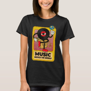 Muziek drijft de  kunst van de wereld t-shirt