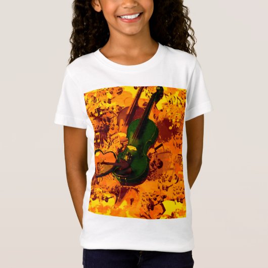 Muziek Een geschenk van God, bidt, aanbidt en dank T-shirt (Voorkant)