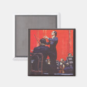  muziek, een orkest afspelen magneet (Voorkant / Achterkant)