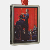  muziek, een orkest afspelen metalen ornament (Rechts)