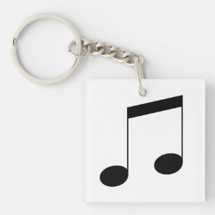Muziek Eén Zwarte Balknoot, Sleutelhanger