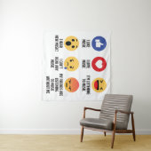 Muziek Emojis Wandkleed (In Situ (horizontaal))