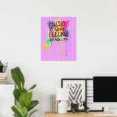 Muziek en beeldvorming poster (Thuiskantoor)