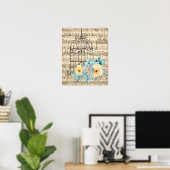 muziek en Birdcage Poster (Thuiskantoor)