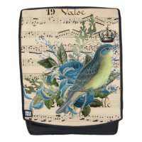  muziek en blauwe vogel