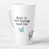 Muziek en Butterflies, Muziek is Feelings Latte Mok (Linkerhoek)