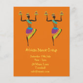 Muziek- en dansprestaties van Afrikaanse groepen Flyer (Voorkant)