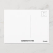 Muziek en de vlinders van de saxofoon de leuke briefkaart (Achterkant)