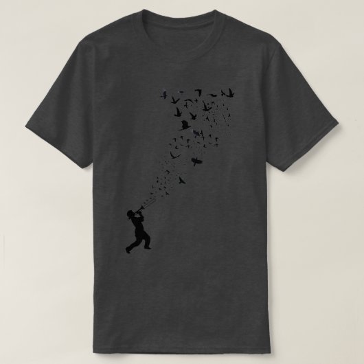 Muziek en de vogels 1 t-shirt (Design voorkant)