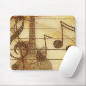 Muziek en Gitaar Mousepad Muismat (Met muis)