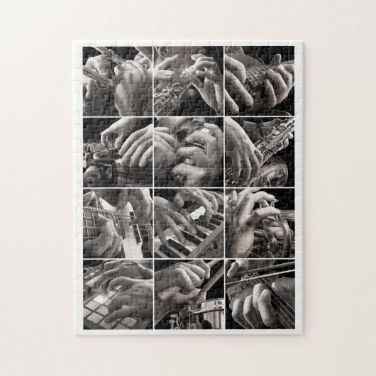 Muziek en handschilderijen legpuzzel (Verticaal)