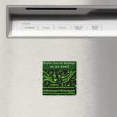 Muziek en ik, in Green_ Magneet (Insitu (Vaatwasser))