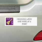 Muziek- en jeugdbumpersticker bumpersticker (Op auto)