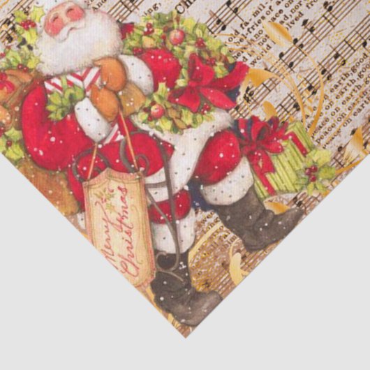  muziek en kerstmis tissuepapier (Detail)